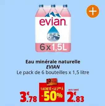 Coccinelle Express Eau minérale naturelle EVIAN offre