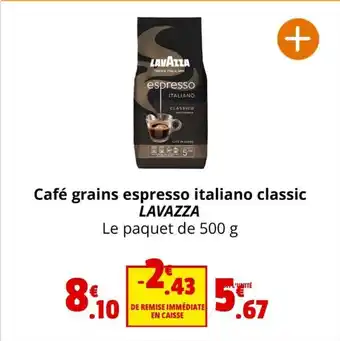 Café grains espresso italiano classic LAVAZZA