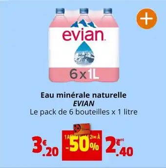 Eau minérale naturelle EVIAN