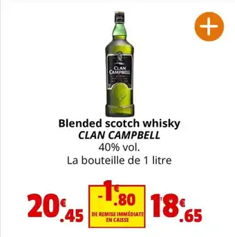 Blended scotch whisky CLAN CAMPBELL