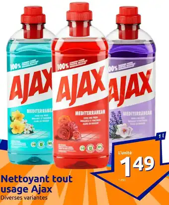 Action Nettoyant tout usage Ajax offre