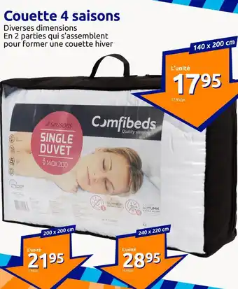 Action Couette 4 saisons offre