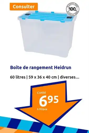 Action Boîte de rangement Heidrun offre