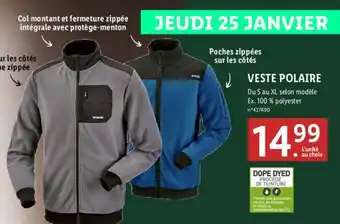 Lidl VESTE POLAIRE offre