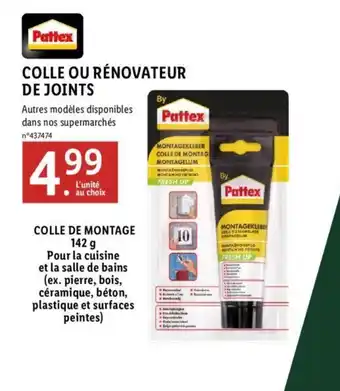 Lidl COLLE OU RÉNOVATEUR DE JOINTS offre