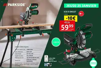 Lidl SCIE À ONGLET offre