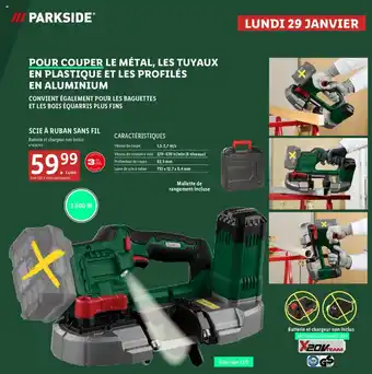 Lidl SCIE À RUBAN SANS FIL offre
