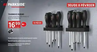 Lidl TOURNEVIS BURINS offre