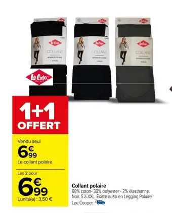 Carrefour Collant polaire offre