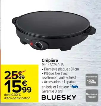 Carrefour Crêpière offre