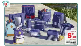 Super U Gamme De Sacs Isothermes U offre