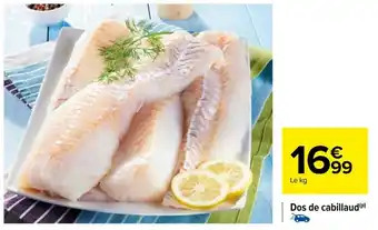 Carrefour Dos de cabillaud (P) offre
