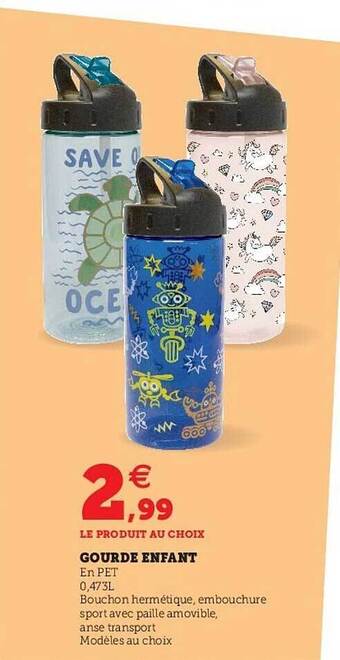 Super U Gourde Enfant offre
