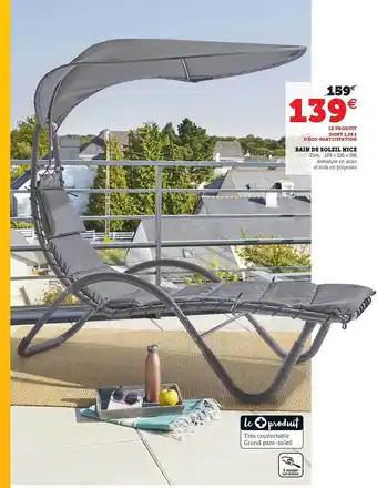 Super U Bain De Soleil Nice offre
