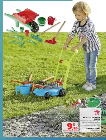 Super U Brouettes De Jardin Garnie, Tondeuse Turbo offre