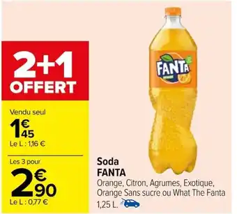 Carrefour Soda FANTA offre