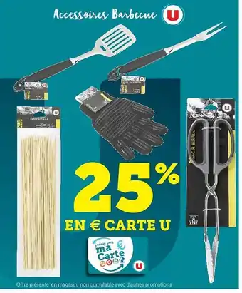 Super U Accessoires Barbecue offre