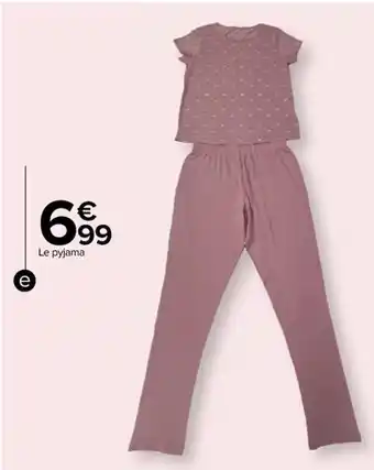 Carrefour Pyjama femme offre
