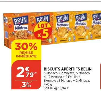Bi1 Biscuits Apéritifs Belin offre