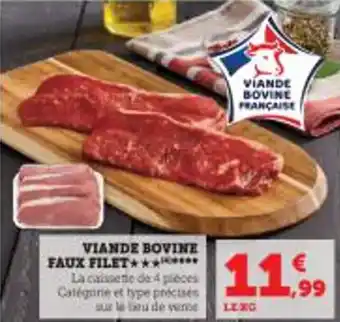 Super U VIANDE BOVINE FAUX FILET offre