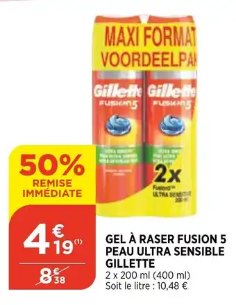 Bi1 Gel À Raser Fusion 5 offre