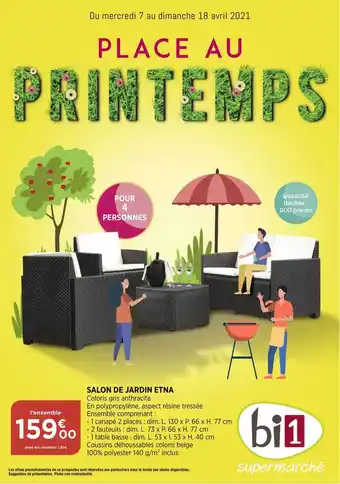 Bi1 Salon De Jardin Etna offre