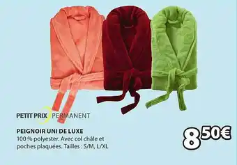 JYSK Peignoir Uni Deluxe offre