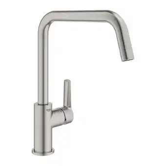 Bricorama Mitigeur évier start grohe 30470dc0 quickfix plus - bec haut- rotation 150° - inox brossé offre