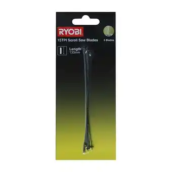 Bricomarché 5 lames à chantourner ryobi pour scie à chantourner rsw1240g ssb15tpi offre