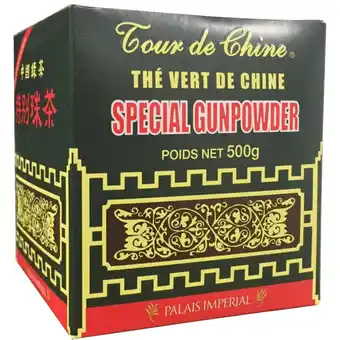 Carrefour Tour de chine thé vert gunpowder offre