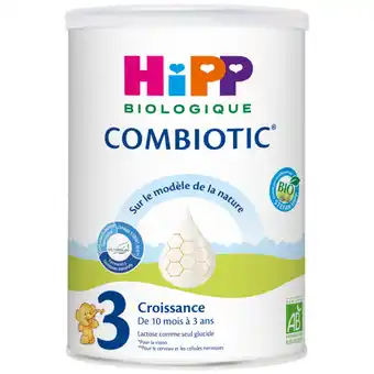 Carrefour Hipp biologique combiotic croissance 3 offre