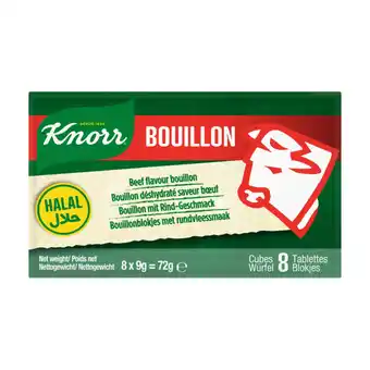 Carrefour Knorr bouillon cubes halal offre