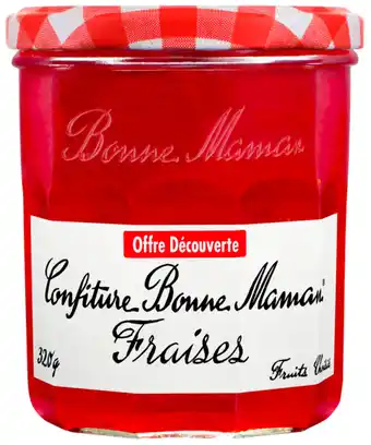 Carrefour Bonne maman confiture offre découverte offre