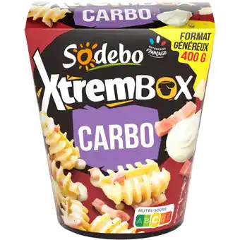 Carrefour Sodebo xtrem box radiatori offre