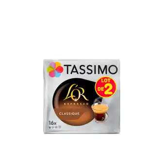 Carrefour Tassimo dosettes de café offre