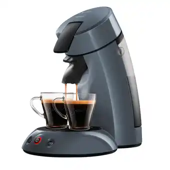 Carrefour Philips cafetière à dosette bleu mystique senseo offre