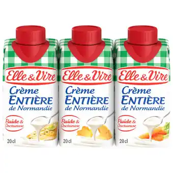Carrefour Market Elle & vire crème entiere de normandie offre