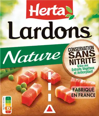 Carrefour Market Herta lardons offre