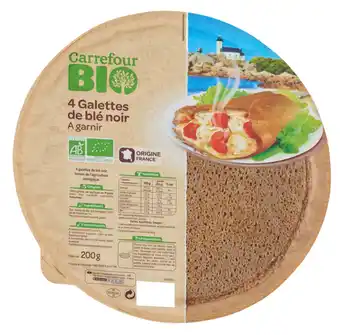 Carrefour Market Carrefour bio galettes de blé noir offre