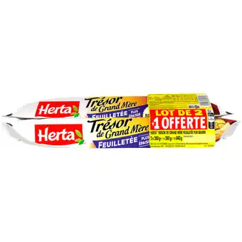 Carrefour Market Herta pâte à tarte trésor de grand-mère pur beurre offre