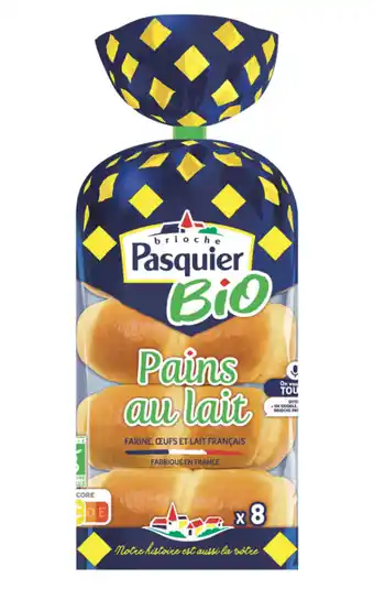 Carrefour Market Pasquier pains au lait bio offre