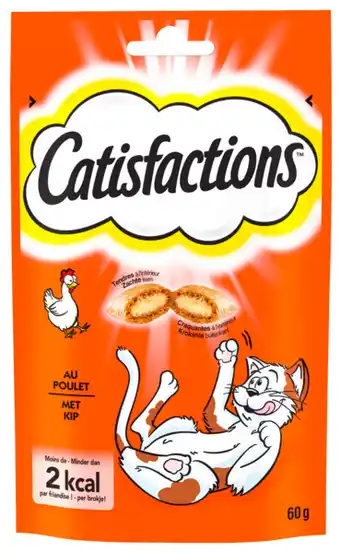 Carrefour Market Catisfactions friandises pour chat offre