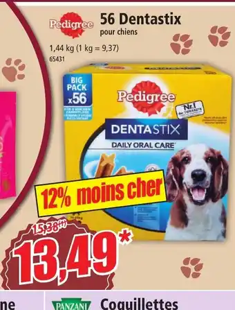 Norma 56 Dentastix pour chiens offre