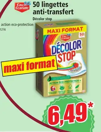 Norma 50 lingettes anti-transfert offre