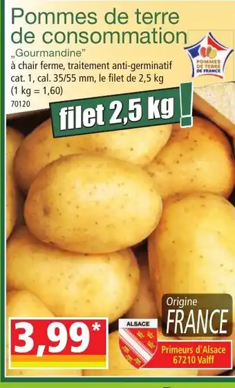 Norma Pommes de terre de consommation offre