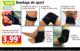Norma Bandage de sport offre