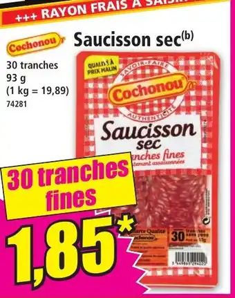 Norma Saucisson sec offre