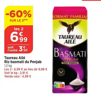 Bi1 Taureau Ailé Riz basmati du Penjab offre