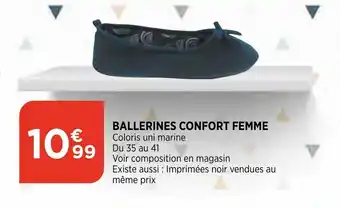 Bi1 Ballerines Confort Femme offre