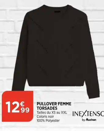 Bi1 Pullover femme torsades offre